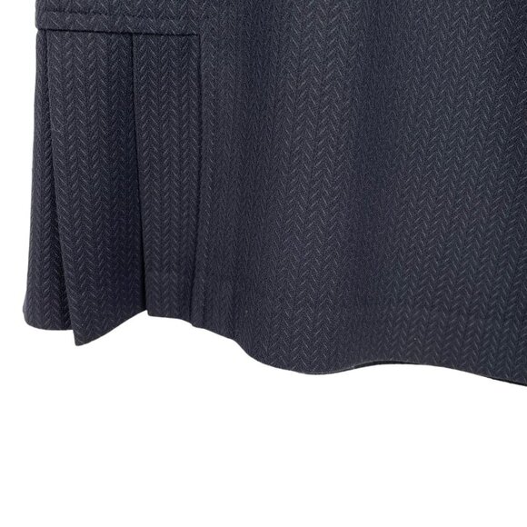 Tahari ASL Chevron Skirt Suit Black Chevron Pattern Women's 16 - Picture 8 of 16